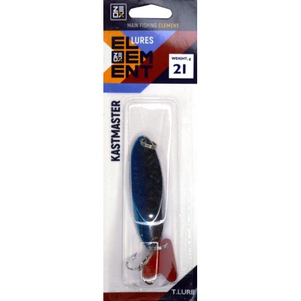 Блешня для риби, коливна, ZEOX Kastmaster, вага 21г, колір Silver-Blue